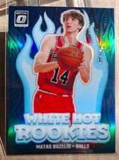 Nba 24/25 Donruss Optic, RC Matas Buzelis 'White Hot Rookies' Purple / Bulls