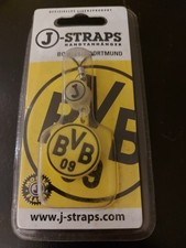 Borussia Dortmund Handy-Anhänhäger gelb schwarz J-Straps Sammlered. NEU, OVP