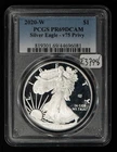 2020-W 1 oz Silver American Eagle Proof - V75 Privy - PCGS PR 69 DCAM- SKU-E3798