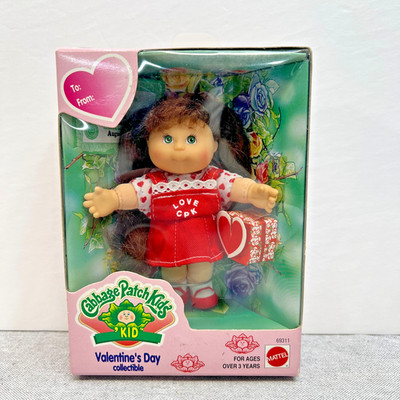 Vtg 1997 Cabbage Patch Kids Mini Valentine's Collectible Doll Love NIB Sealed