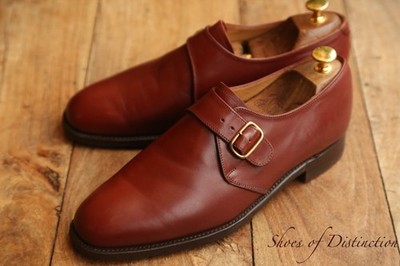 Joseph Cheaney hellbraune Leder Mönch Schuhe Herren UK 8 F EU 42 US 9