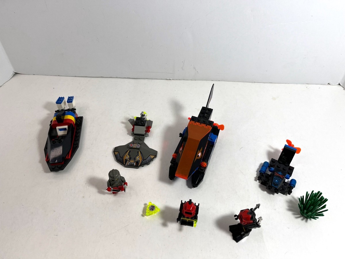 LEGO Aquazone LOT: Spy Shark 6135 Shark Scout 6115 racer 6537
