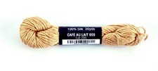 PEPPER POT SILK 059 Caf  Au Lait Single Ply 30Yd Needlepoint Stitching Thread