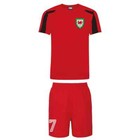 Personalised Kids Wales Welsh Style Home Football Kit Shirt and Shorts