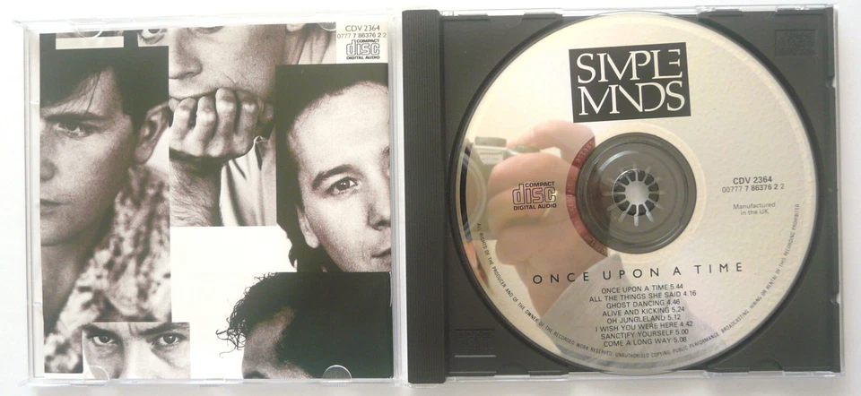Simple Minds - Once Upon A Time | CD neuwertig | 1985 | 16 p Booklet mit Lyrics - Bild 2 von 3