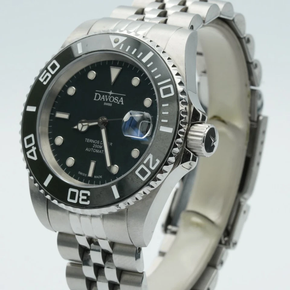 DAVOSA TERNOS DIVEr AUTOMATIK HERREN UHR STAHL NEUWERTIG 40MM 161.555.07 PAPIERE - Bild 4 von 4