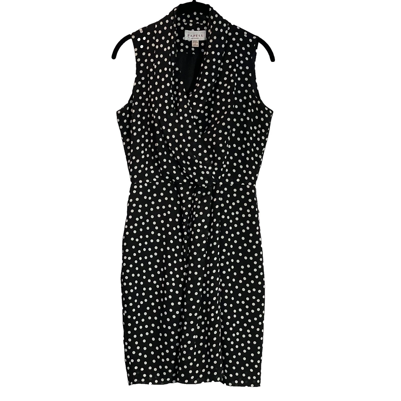 Adrianna Papell Women's Knee Length Polka Dot Sleeveless Dresses for Women