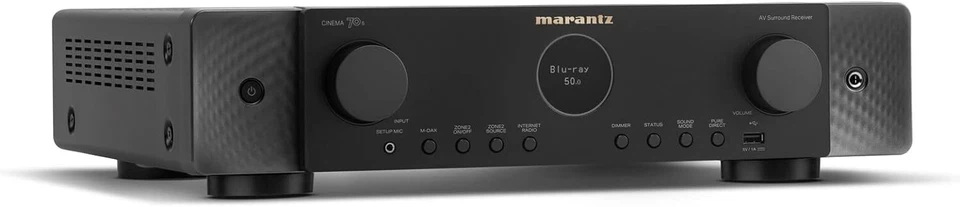 Marantz Cinema 70s Black Slimline AV Surround Receiver 7.2 Channel 8K AC100V - Image 4 of 4