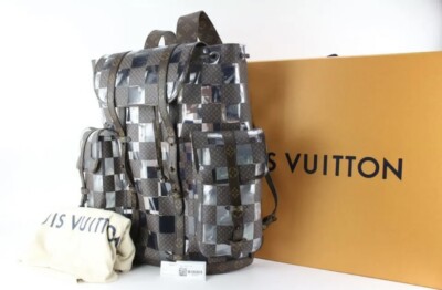Louis Vuitton Virgil Abloh Monogram Chess Christopher Backpack 
