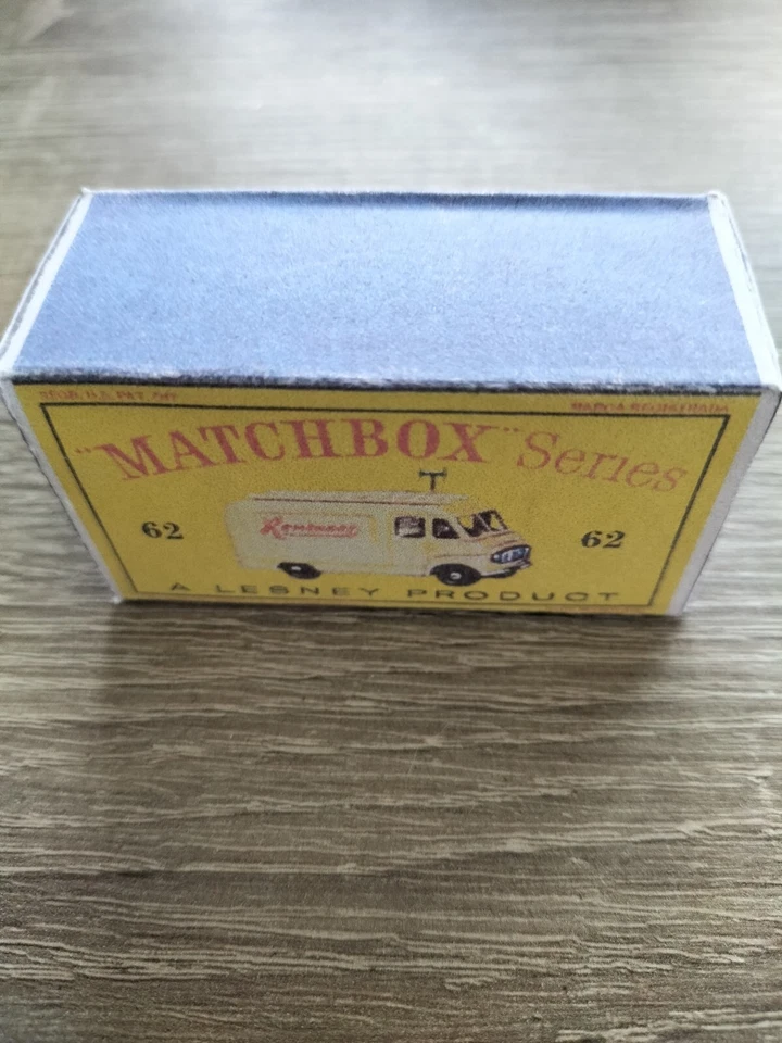 Matchbox Regular Wheels No62 Commer TV Repair Van - Replica / Copy Box only - Image 2 of 3