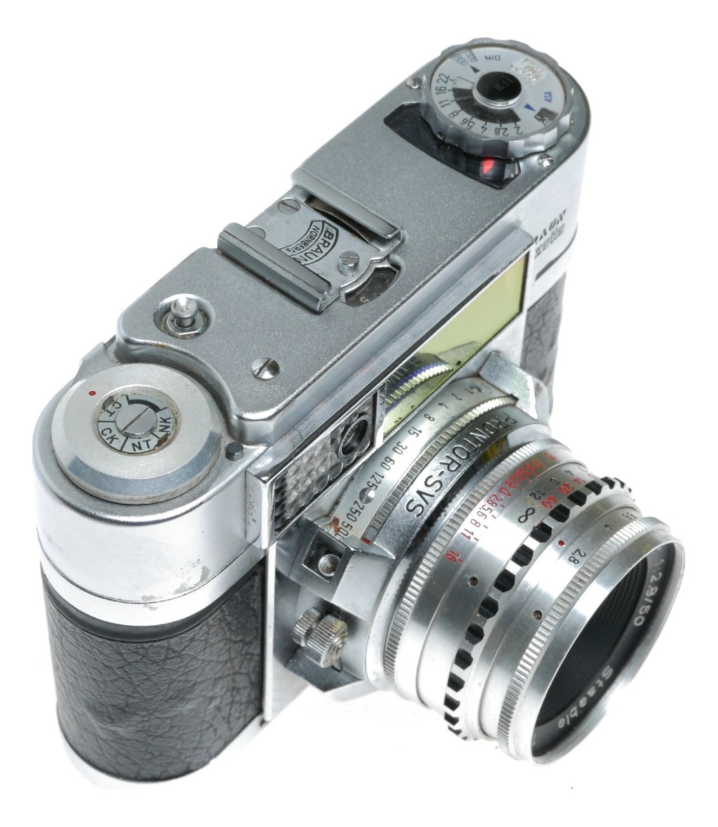BRAUN Super Ⅱ (paxette)Tessar F2.8 50mm Braun Super-Paxette Model II 35mm Film Camera Staeble-Kata 1:2.8