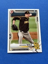 2021 Bowman Draft Jackson Wolf 1st Bowman #BD-141 San Diego Padres (N)