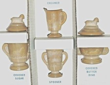 Toy Children's Lamb Set Doll Boyd's Crystal Art Glass