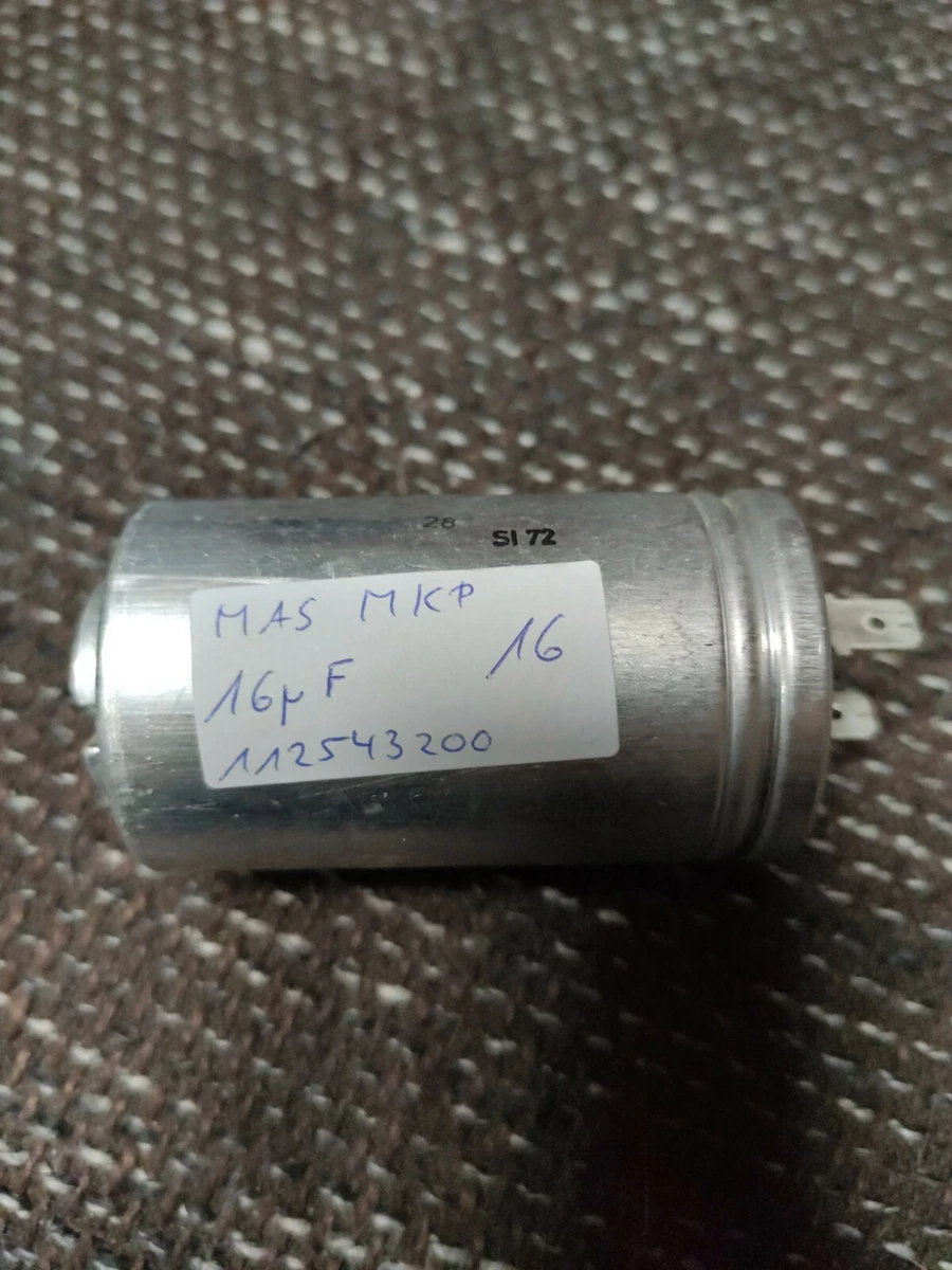 Ersatzteil - Anlaufkondensator - 16µF - MAS MKP - 112543200 | eBay 