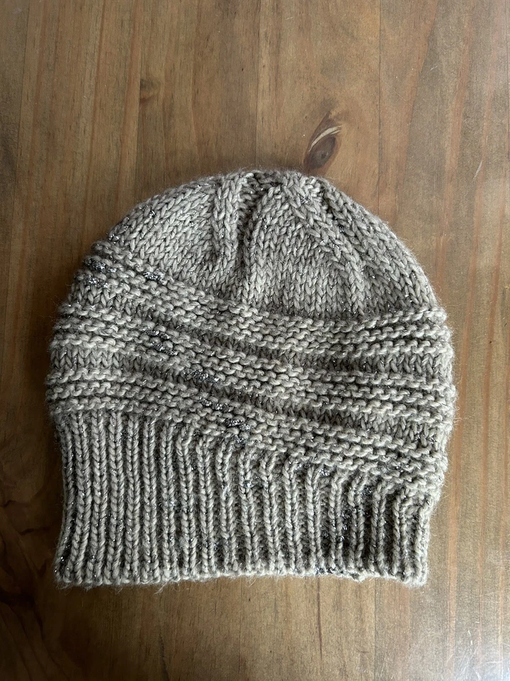 Bonnet Armani Jeans laine et lurex doré - Photo 4/4