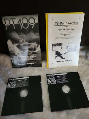 Spectrum Holobyte Computer Wargame PT109 - Torpedo Boat Simulation PC 51/4'' Disk