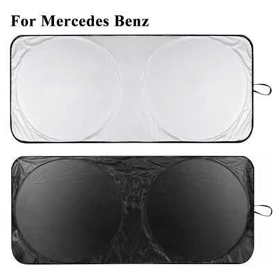 For Mercedes Benz Car Front Windshield Sun Shade UVs Heat Block Cover Shield