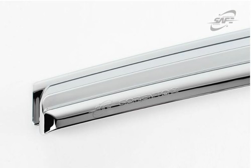 Chrome Window Vent Visor Rain Guard 4PCS Set K639 for Kia Sorento 2003-2009 - Picture 4 of 8