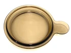 Pyrex Vision Ware P-240-C Replacement Lid ~ Amber ~ Grab It Handle ~ 6 1/2"