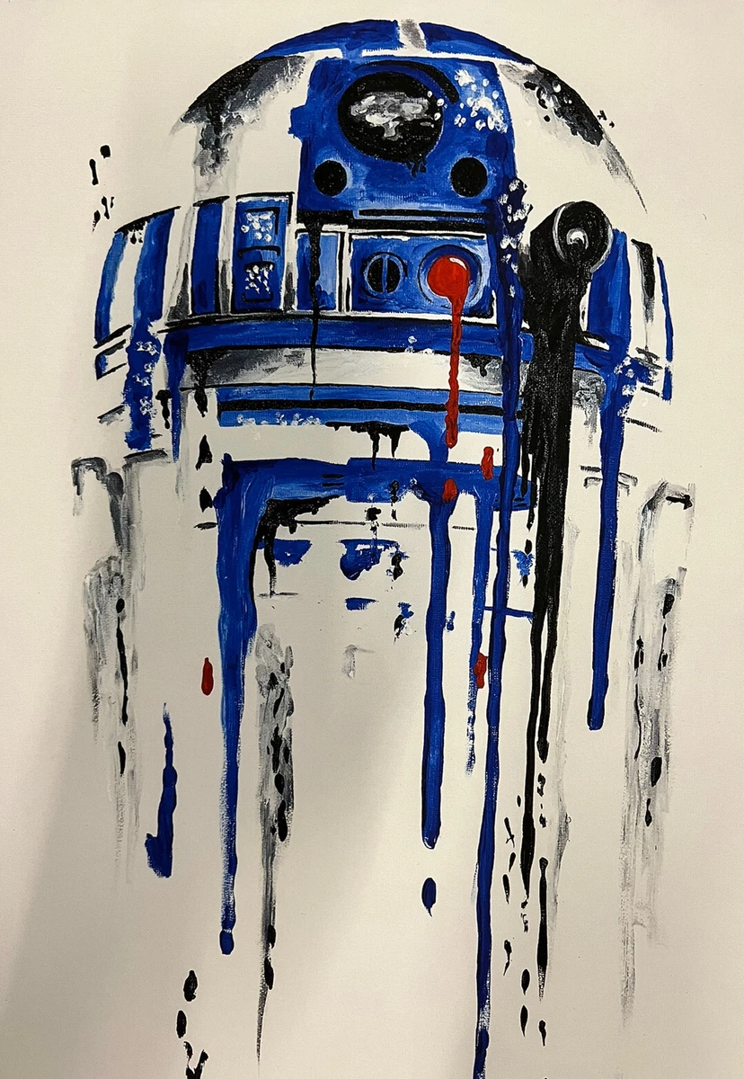 R2D2 Poster Print Star Wars Pop Art | eBay