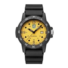 Luminox Sea Bass Men's Yellow Dial Rubber Strap Watch - X2.2005
