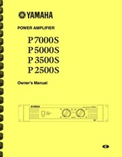 Yamaha P2500S P3500S P5000S P7000S Amplificatore di potenza MANUALE DEL PROPRIETARIO