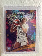 2024 Panini Prizm WNBA Angel Reese #12 Rookie Groovy Mojo /25