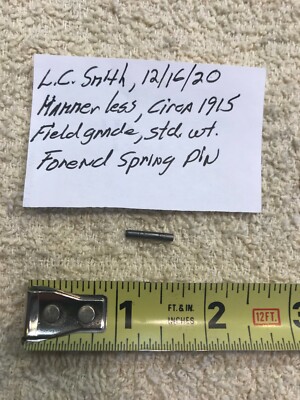 LC Smith Hammerless, 12/16/20 ga, circa 1915, Forend spring pin ...