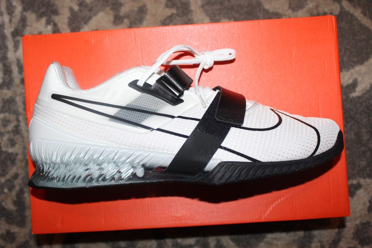 Size 15 - Nike Romaleos 4 White Black for sale online | eBay