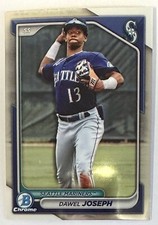 Dawel Joseph Chrome Rookie 2024 Bowman Draft Card #BDC-170 Seattle Mariners