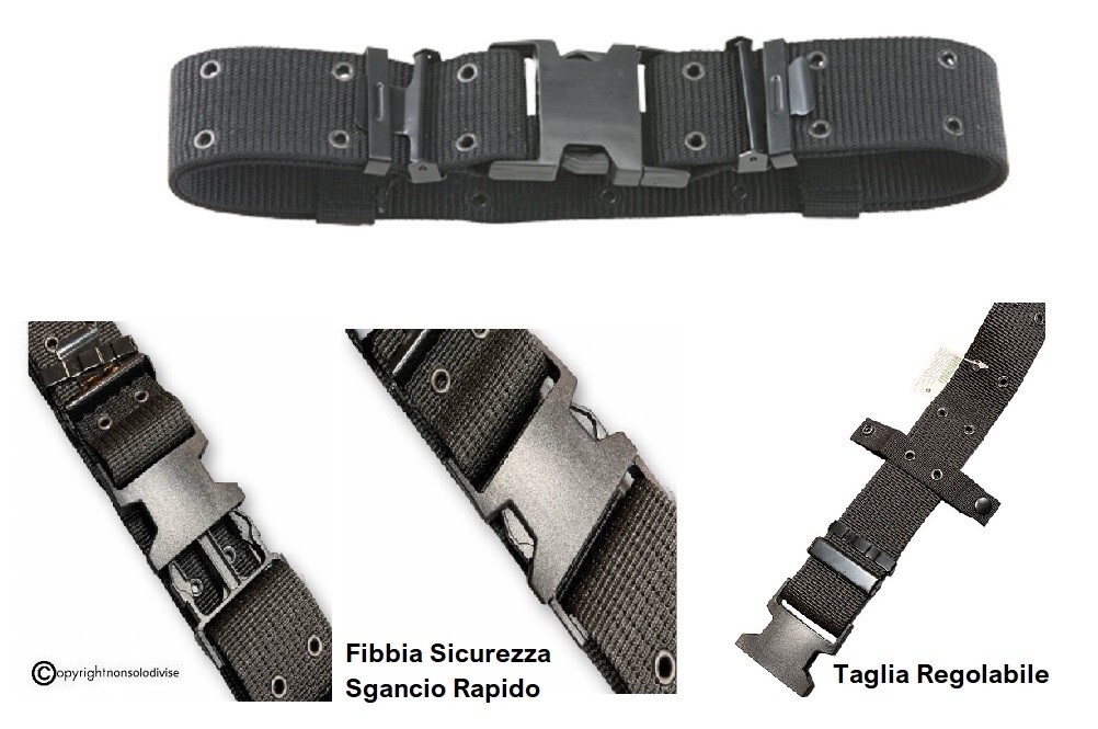 Acquista Cintura Tattica Equipaggiamento Outdoor Nylon Vice Cintura Militare Combattimento Imitazione Emergenza Sopravvivenza Vita In Italia A Partire Da 10 - Foto 8