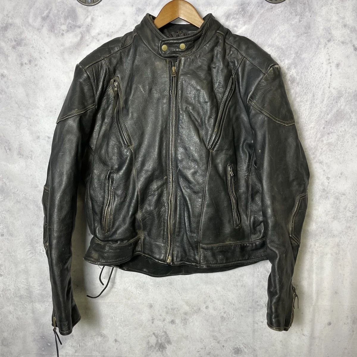 Vintage leather store king jacket