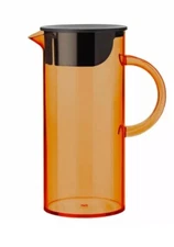 Stelton Kanne mit Deckel EM77 Karaffe Kunststoff Saffron 1.5 L Jug W/ Lid