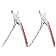  2 Pcs Anti Scald Kitchen Tongs Anti-scalding Clip Bowl Plate Clamp