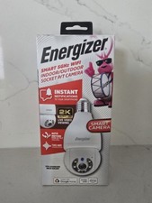 Energizer Smart Outdoor 2K QHD HD Light Bulb Socket Wi-Fi Security Camera
