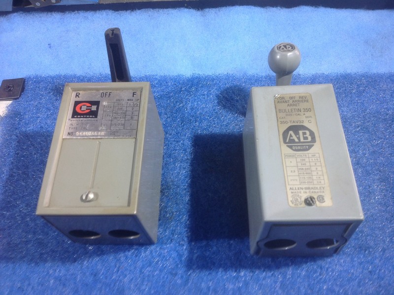 2 reversing switches-ch &ab, single, three phase & dc