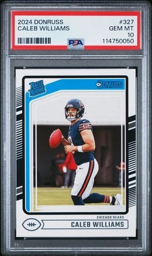 2024 Panini Donruss Caleb Williams Rated Rookie PSA 10 #327 Bears