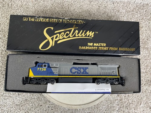 Tren diésel Bachmann Spectrum GE Dash 8-40CW cabina ancha CSX 7738 modelo 86013 | Condition: Used