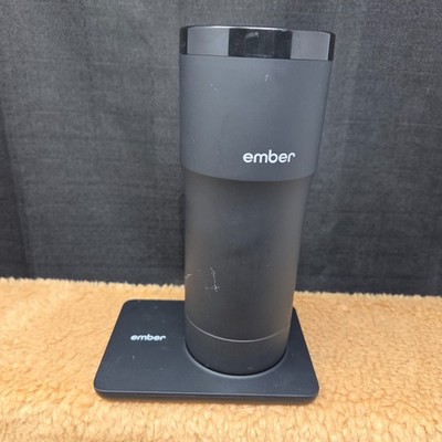 Ember TM15 12 oz Temperature Control Travel Mug Black w/ Charging Coaster