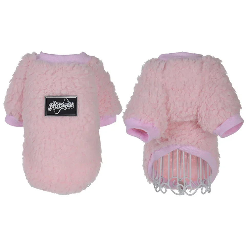 Winter Fleece Hundejacke Warm Winddicht für kleine und mittlere Hunde Katzen - Bild 4 von 4