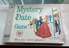 Vintage 1965 MYSTERY DATE Board Game COMPLETE Set Milton Bradley