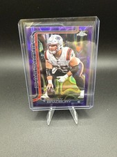 2025 Topps Chrome Garrett Bradbury Purple Raywave/75 #212 Patriots