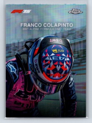 2025 Topps Chrome Formula 1 F1 Franco Colapinto Helmet