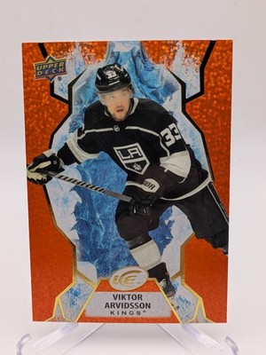   2021-22 Upper Deck Ice Orange Viktor Arvidsson #33 Kings/Bruins