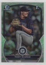 2023 Bowman Draft Chrome Lunar Glow Refractor Teddy McGraw #BDC-73 1ii2