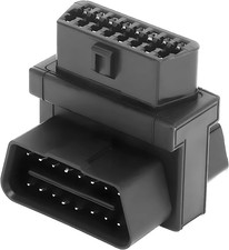 OBD2 Splitter, OBDII Full 16 Pin One Male to Two Female Extension Converter