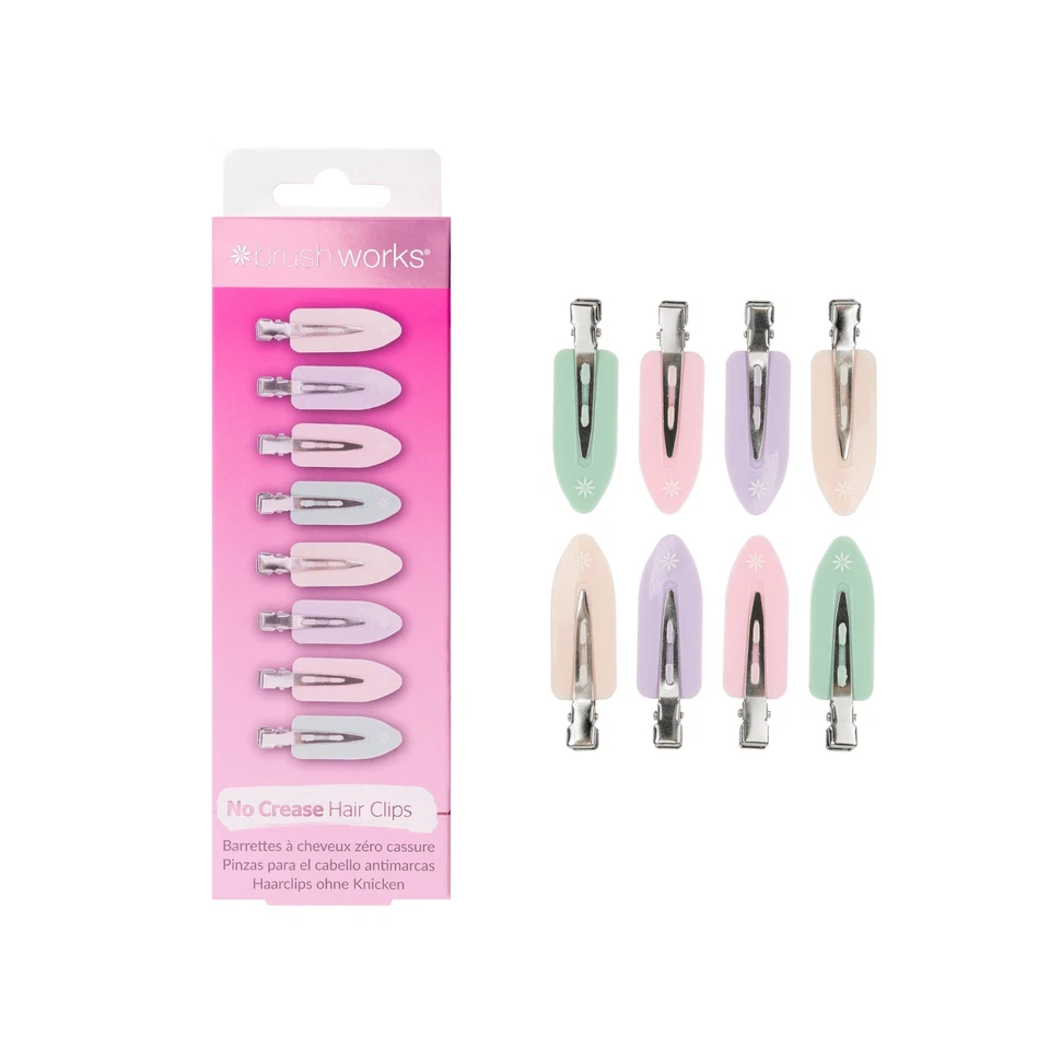 Brushworks Pastel No Crease Hair Clips