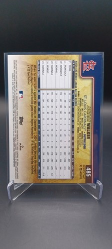 š„Jordan Walkerš„Variazione immagine specchio doratoš„2025 Topps #485 - Cardinals - Foto 2 di 4