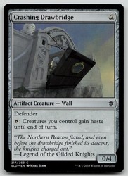 Crashing Drawbridge #217 Throne of Eldraine MTG Common