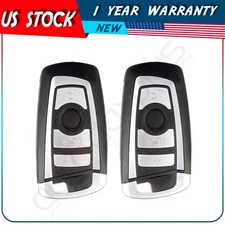 2 Remote Car Key Fob For 2014 2015 2016 2017 2018 BMW 2 3 4 5 6 7 X3 X4 Buttons